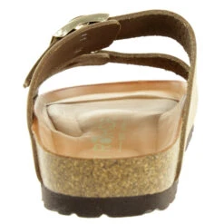 Rohde Alba Pantolette Damen Hausschuhe Sandale Leder 565014 Natur -Sportbekleidung 6886c17a858df4d65f570be6fb6853bb