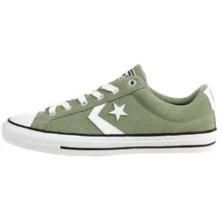 Converse STAR PLAYER OX Schuhe Sneaker Wildleder Olive 165463C -Sportbekleidung 697984f845606bc7cb060d3f5b2fbfb0
