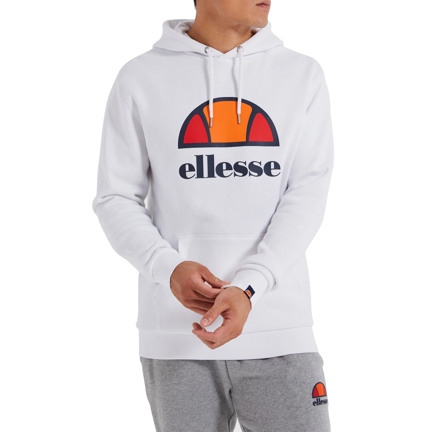 Ellesse Dahryl OH Hoody Herren Sweatshirt SXG12737 Weiss 3 Ellesse Dahryl OH Hoody Herren Sweatshirt SXG12737 Weiss