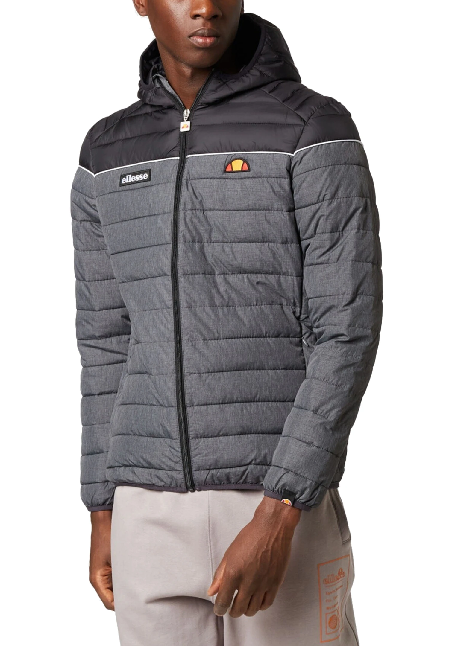 Ellesse Lombardy 2 Padded Jacket Gefütterte Herren Winterjacke Steppjacke Grau SDA13274 4 Ellesse Lombardy 2 Padded Jacket Gefütterte Herren Winterjacke Steppjacke Grau SDA13274 – Bild 2