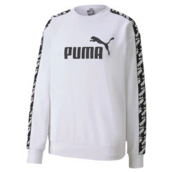 PUMA Damen Amplified Crew Sweat TR Sweatshirt Pullover 582022 Weiss