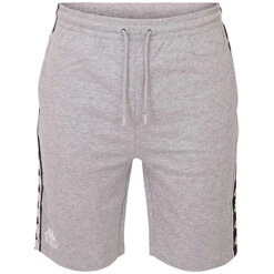 Kappa Unisex Shorts Jogginghose Sweathose Kurz Grau 305006