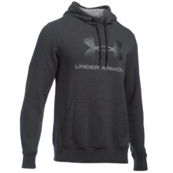 Under Armour Triblend Hoody Herren Sweatshirt Kapuzen Pullover Schwarz