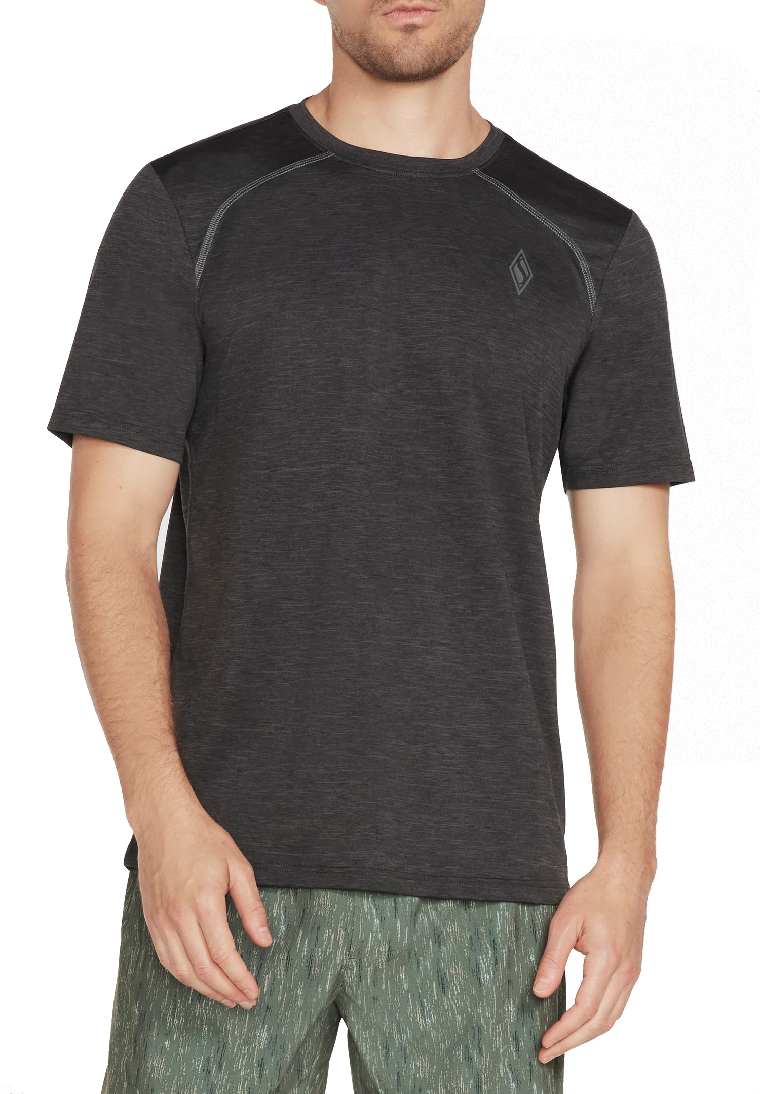 Skechers Apparel On The Road Tee Herren Tshirt Funktionsshirt M2TS209 Black 5 Skechers Apparel On The Road Tee Herren Tshirt Funktionsshirt M2TS209 Black – Bild 3