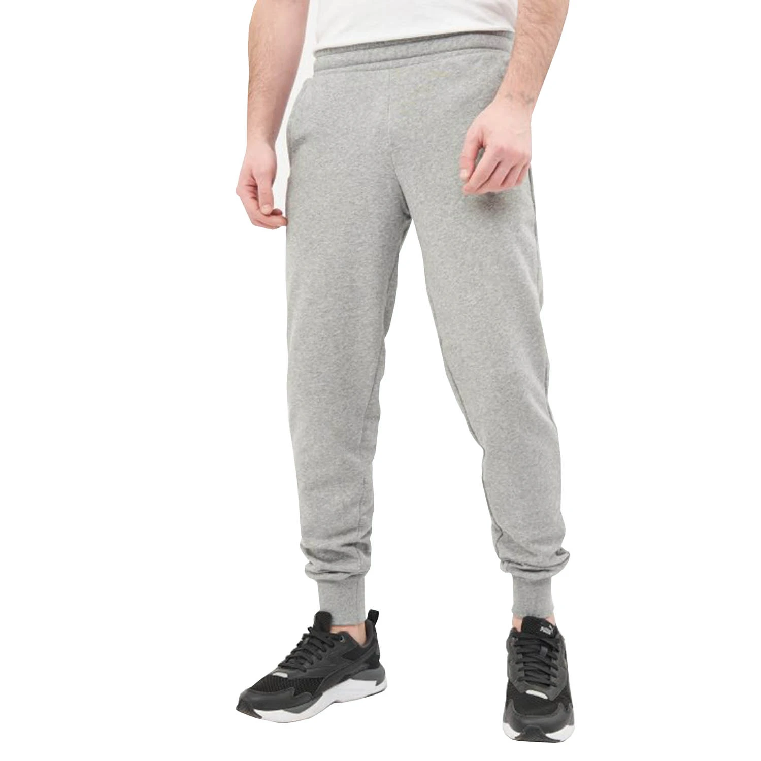 PUMA Ess 2 Col Logo Pants TR CL Herren Sporthose Trainings Hose Übergröße 586768 03 Grau 3 PUMA Ess 2 Col Logo Pants TR CL Herren Sporthose Trainings Hose Übergröße 586768 03 Grau