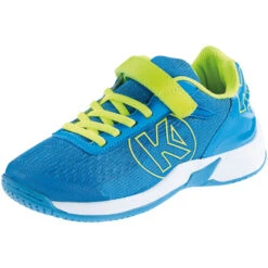 Kempa ATTACK 2.0 Junior Kleinkinder Hallenschuh Handball 200866005 Blau / Gelb -Sportbekleidung 7480867e464876f0833c37ba0accf79e