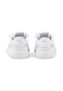 PUMA Smash V2 HOLO V INF Kids Sneaker Schuhe Weiss 385576 01 -Sportbekleidung 75a48c959896ffb0836ec21bf5038202