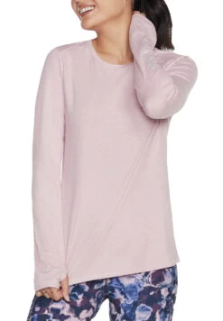Skechers GODRI SWIFT Long Sleeve Damen Shirt WLT194 PKLV Rosa