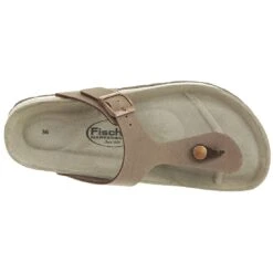Fischer Markenschuh Kinder BIO-Pantolette Rosas Hausschuh Zehentrenner 0532 Mocca -Sportbekleidung 7f7220f0c37384372414a2bb67c37656