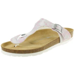 Rohde Alba Damen Zehentrenner Schuhe 5606 44 Rosa