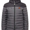 Ellesse Lombardy 2 Padded Jacket Gefütterte Herren Winterjacke Steppjacke Grau SDA13274 -Sportbekleidung 8969745ce223996350892246e94f6839