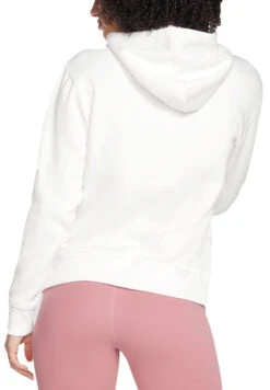 Skechers Magnolia Dreams Damen Pullover Hoodie WHD72 Weiss/Silber -Sportbekleidung 8bf3d5b7f7edbae3b3782a0eef036e57