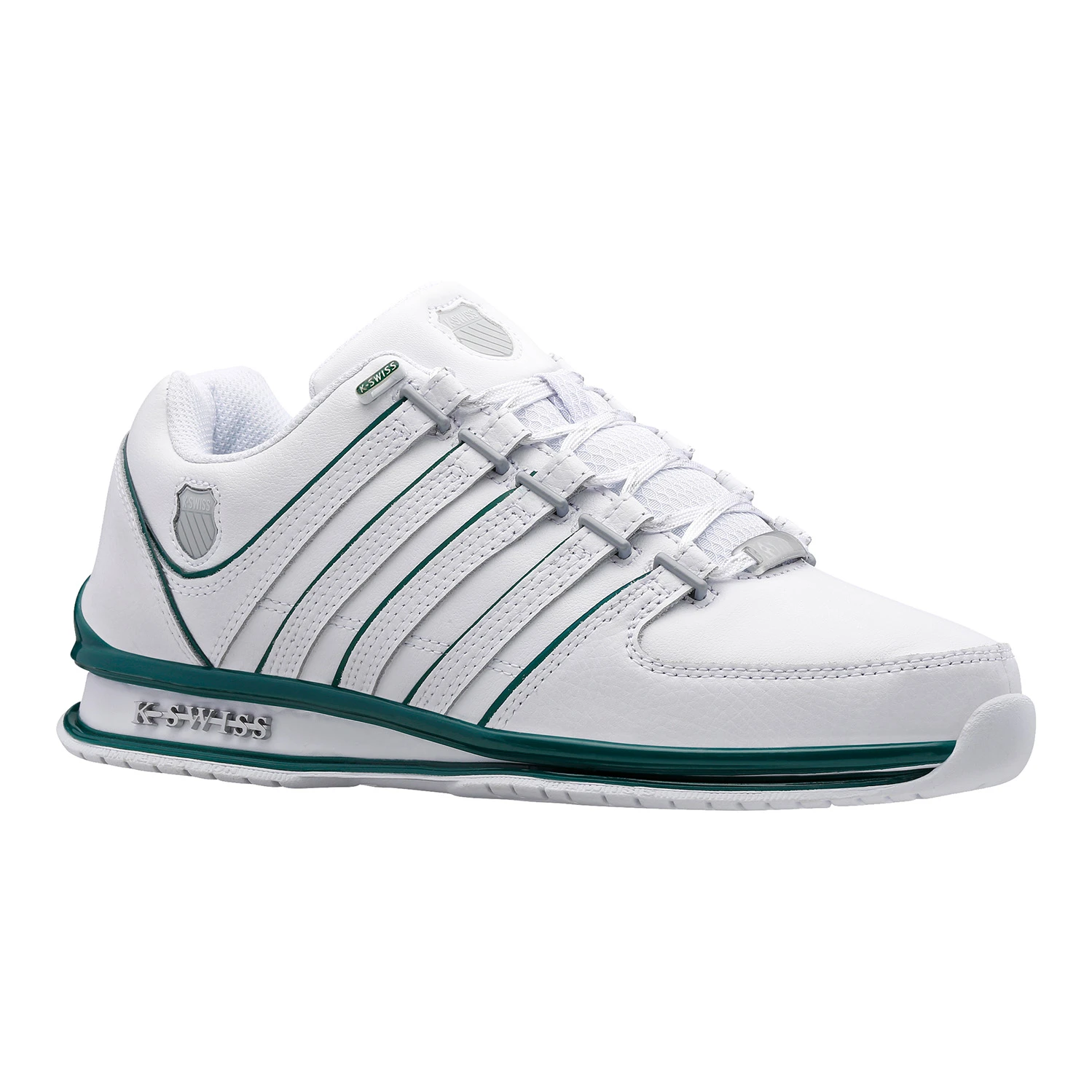 K-Swiss Rinzler Herren Sneaker Sportschuh 01235-157-M Weiss Grün 3 K-Swiss Rinzler Herren Sneaker Sportschuh 01235-157-M Weiss Grün