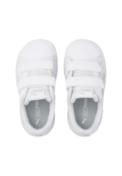 PUMA Smash V2 HOLO V INF Kids Sneaker Schuhe Weiss 385576 01 -Sportbekleidung 986309f0268d6bd19fb848eef859a4f0