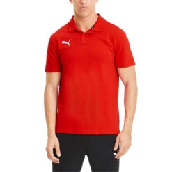 PUMA Herren TeamGOAL 23 Casuals Polo Hemd T-Shirt 656579 Rot -Sportbekleidung 9945b9086d2f5918d5afeba3046aa05a
