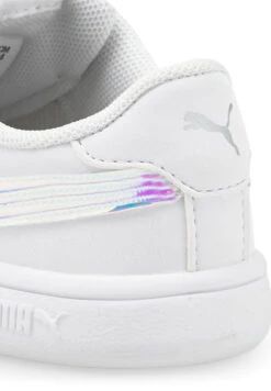 PUMA Smash V2 HOLO V INF Kids Sneaker Schuhe Weiss 385576 01 -Sportbekleidung 9b16b43fdabb7988637e073d842594e7