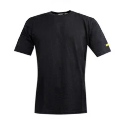PUMA Herren Left Sleeve Embroidered No.1 Small Tee T-Shirt Schwarz