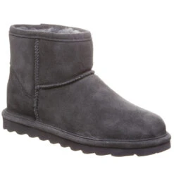 BEARPAW Alyssa Damen Winterstiefelette Lammfellstiefel Boots 2130W Charcoal -Sportbekleidung a1dd7383b579cc1f7a11833c69f06817
