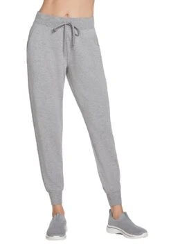 Skechers Apparel Restful Jogger Pant Damen Sweatpants W03PT49 LTGY Grau