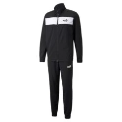 PUMA Herren Poly Suit CL Trainingsanzug Jogginganzug 845844 Schwarz