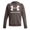 Under Armour Rival Fleece Big Logo Hoodie Herren Sweatshirt 1357093 176 Braun