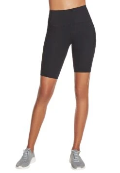 Skechers Apparel GOWALK HW 10 Inch Bike Short Damen Leggings Kurz W3SH53 BLK