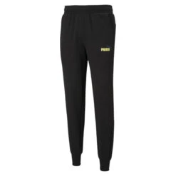 PUMA Ess 2 Col Logo Pants TR CL Herren Sporthose Trainings Hose Übergröße 586768 01 Schwarz