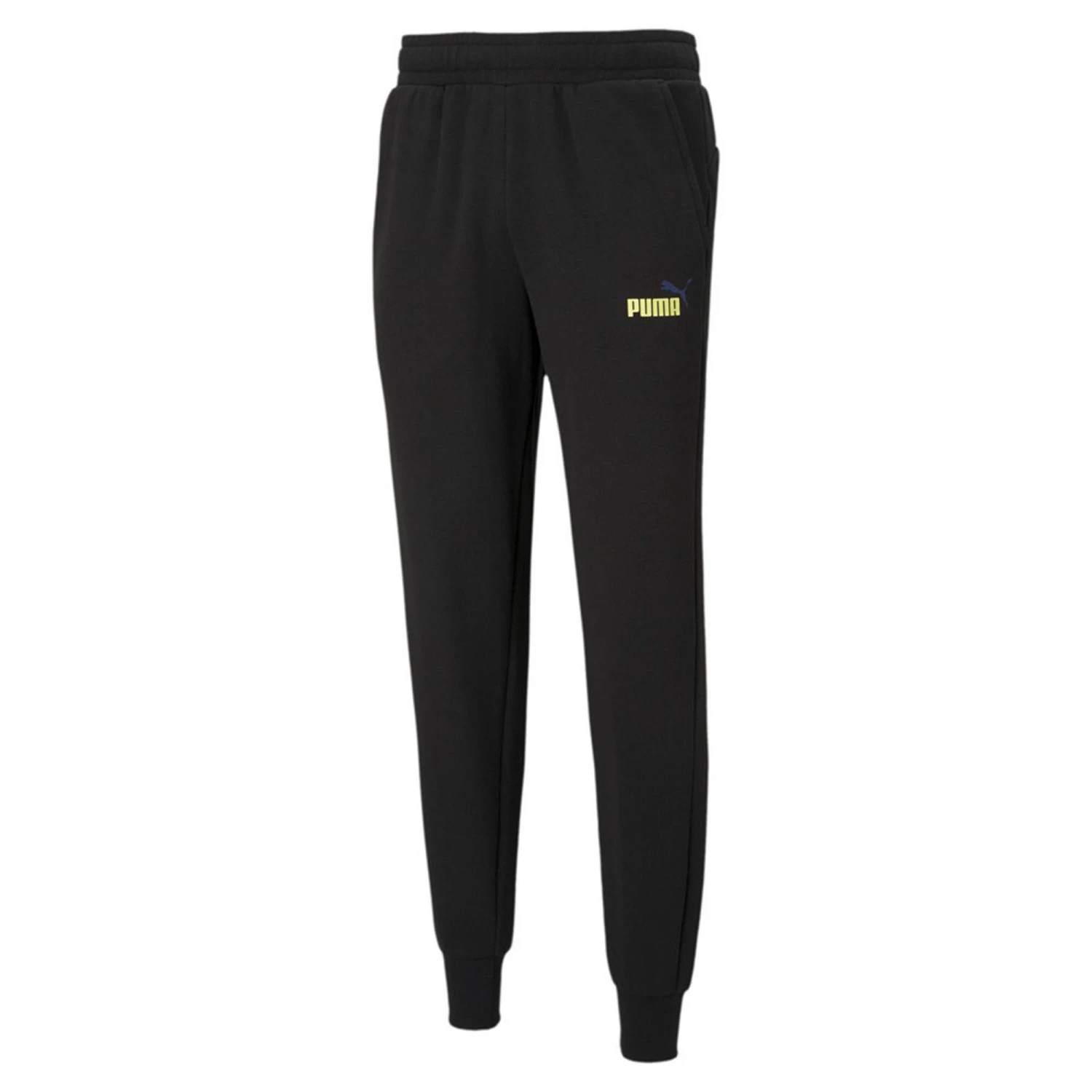 PUMA Ess 2 Col Logo Pants TR CL Herren Sporthose Trainings Hose Übergröße 586768 01 Schwarz 3 PUMA Ess 2 Col Logo Pants TR CL Herren Sporthose Trainings Hose Übergröße 586768 01 Schwarz