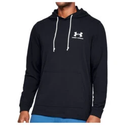 Under Armour Sportstyle Terry Hoodie Herren Hoodie Sweatshirt Schwarz