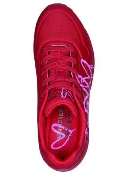 Skechers Street UNO DIPPING IN LOVE Sneakers Damen Mädchen JGoldcrown Rot 177980 -Sportbekleidung c2753f00092a01d6e7d8f7d4e287c355