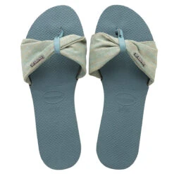 Havaianas H. You Saint Tropez Material Damen Sandale Zehentrenner Badelatsche 4144363 Blau