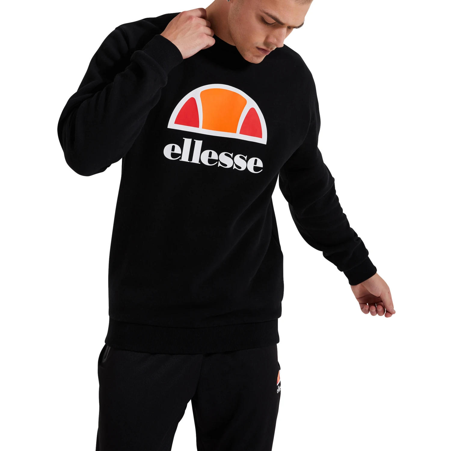Ellesse PERC Herren Sweatshirt SXG12638 Schwarz 4 Ellesse PERC Herren Sweatshirt SXG12638 Schwarz – Bild 2