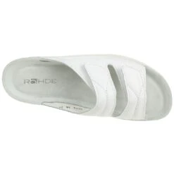 Rohde Damen Soltau-40 Pantoletten Sandale Hausschuhe 1940 Weiß -Sportbekleidung c7c63e00d28a006faa351dec924ed386