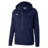 PUMA Herren TeamGOAL 23 Casuals Hooded Jacket Kapuzenjacke 656708 Dunkelblau