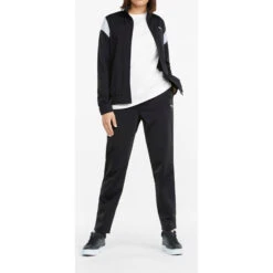 Puma Damen Classic Tricot Suit Op Trainingsanzug Sportanzug 589133 Schwarz -Sportbekleidung d68778aecdacd5923cc5a61aae5f8ff0