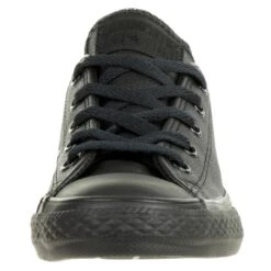 Converse Unisex Kinder CT Ox Leder Sneaker Low-Top 343913C Schwarz -Sportbekleidung dc4c245779c4317fc7339f4f6fc3d69d