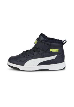 Puma Rebound Joy FUR PS Unisex Kinder Sneaker Gefüttert 375479 Blau -Sportbekleidung dfd6c2eeb57fc6fb21a130d079ac1de8
