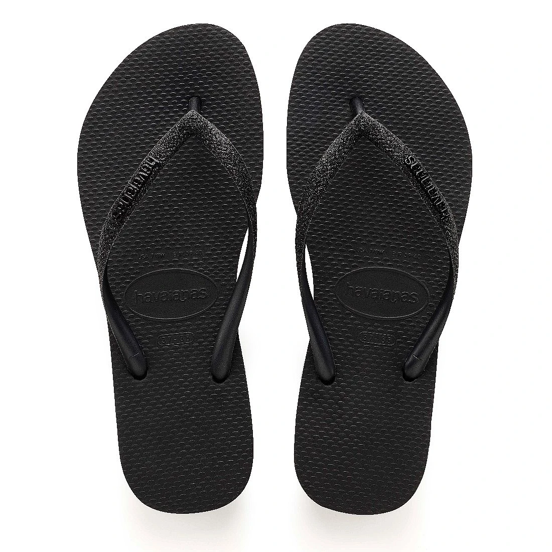 Havaianas H. SLIM Glitter FC Damen Sandale Zehentrenner Badelatsche 4143975 0090 Schwarz 3 Havaianas H. SLIM Glitter FC Damen Sandale Zehentrenner Badelatsche 4143975 0090 Schwarz