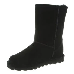 BEARPAW Elle Short Damen Winterstiefel Lammfellstiefel Boots 1962W Black II