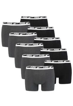 Puma Herren Boxer Boxershorts Men Unterhose Multi Logo Pant Unterwäsche 10er Pack