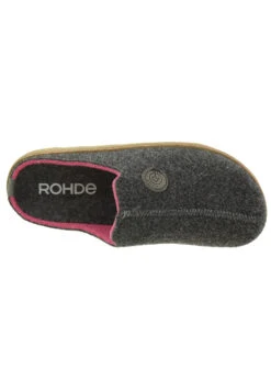 Rohde Easy N 35 Clogs Damen Hausschuhe Pantolette Grau Filz 6120 84 -Sportbekleidung ea78b458d2073b92f855fb832fe37076