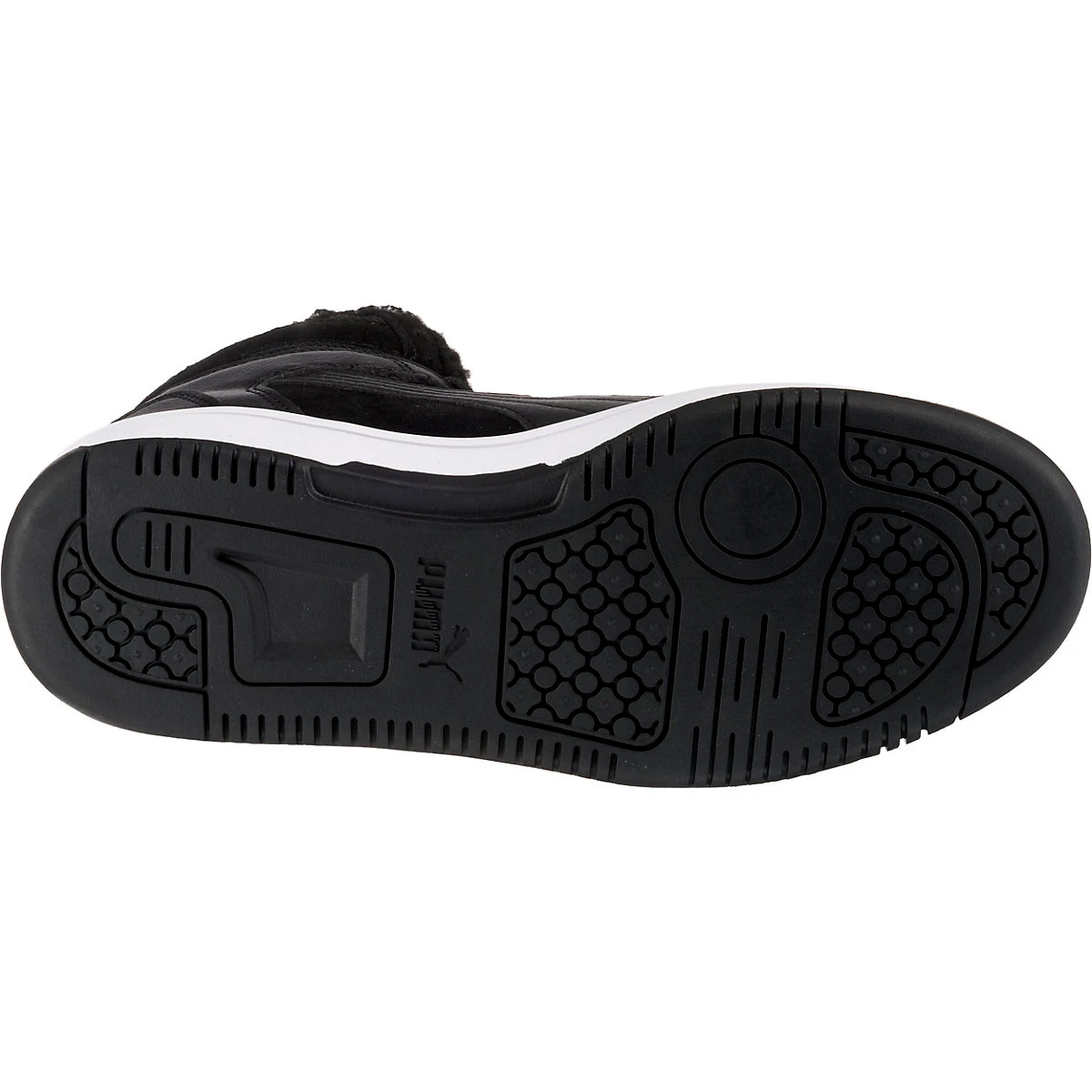 Puma Rebound Layup Fur SD Jr Unisex Sneaker Gefüttert Schwarz 370497 01 7 Puma Rebound Layup Fur SD Jr Unisex Sneaker Gefüttert Schwarz 370497 01 – Bild 5