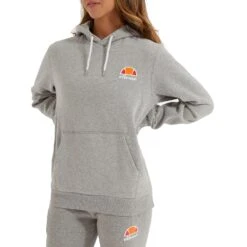 Ellesse Elise OH Hoody Damen Sweatshirt SRK12899 Grau