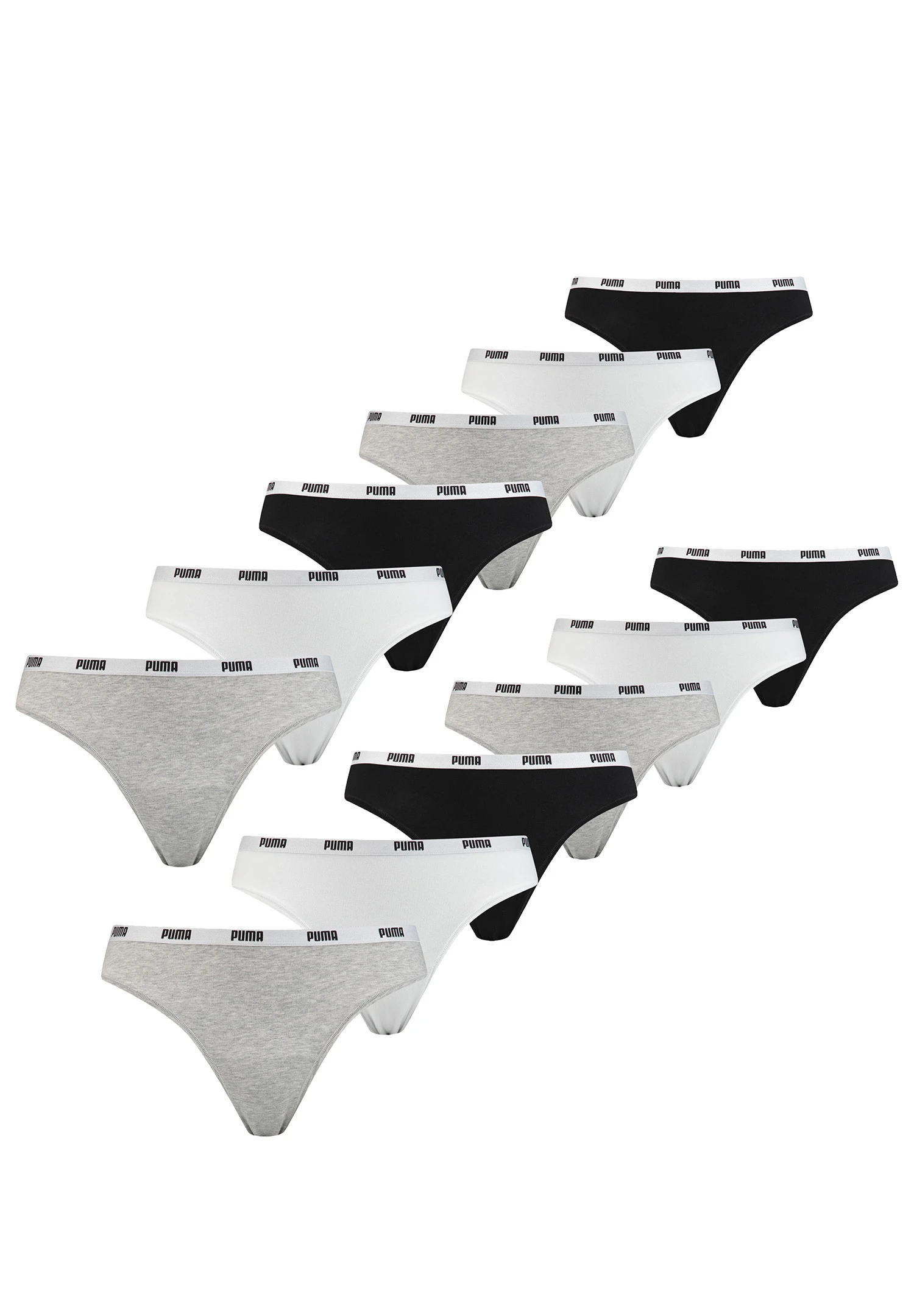 12er Pack Puma Women String Damen Slip Unterwäsche 701218849 3 12er Pack Puma Women String Damen Slip Unterwäsche 701218849