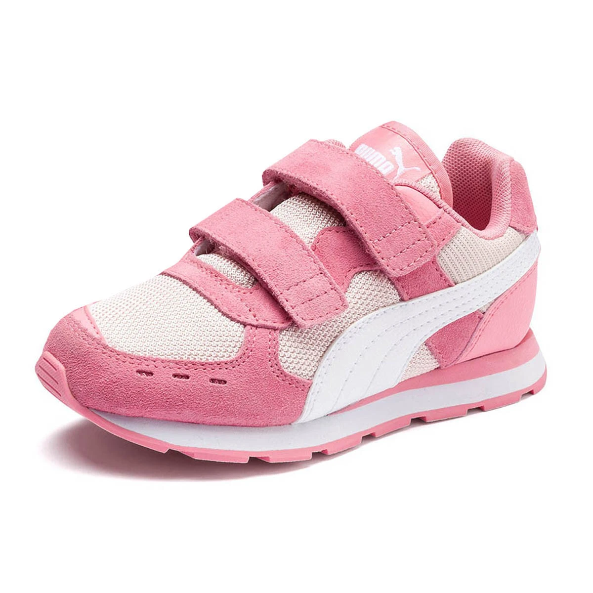 PUMA Vista V PS Kinder Sneaker Sportschuh Klett 369540 10 Rosa 4 PUMA Vista V PS Kinder Sneaker Sportschuh Klett 369540 10 Rosa – Bild 2
