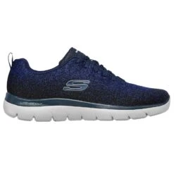 Skechers Herren SUMMITS WARRICK Sneaker Trainingsschuhe 232295 Blau -Sportbekleidung f45d25c16e9410c18870cf8b289d2ee0