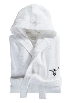 Chiemsee Unisex Bademantel Mit Kapuze 100% Baumwolle Weiss -Sportbekleidung f656d36b9d0f4630830b55c902631378