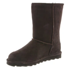 BEARPAW Elle Short Damen Winterstiefel Lammfellstiefel Boots 1962W Chocolate II