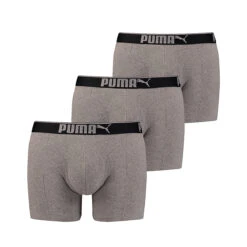 Puma Herren Boxershort Lifestyle Sueded Cotton 3 Er Pack