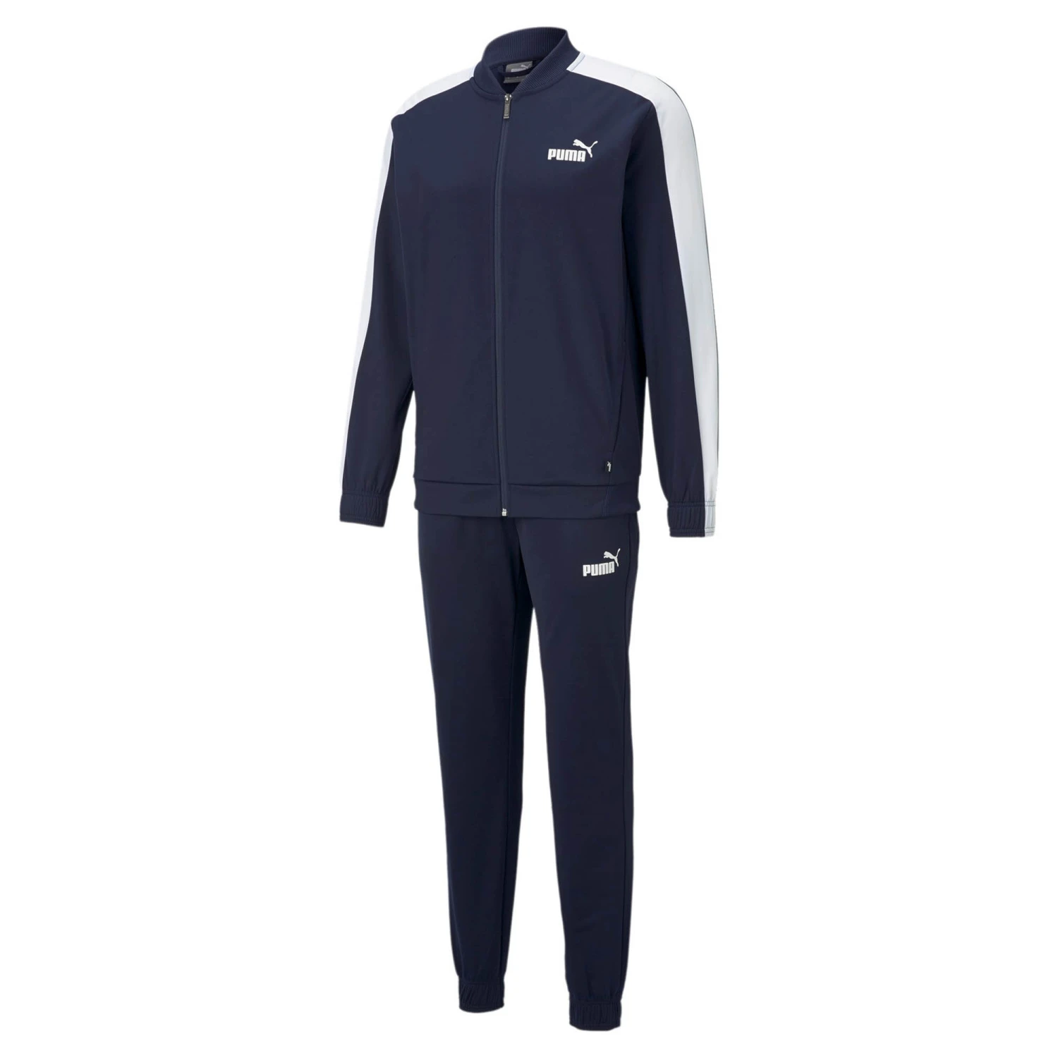 PUMA Herren Baseball Tricot Suit Trainingsanzug Jogginganzug 585843 Blau 3 PUMA Herren Baseball Tricot Suit Trainingsanzug Jogginganzug 585843 Blau